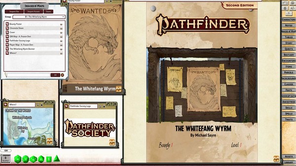 Fantasy Grounds - Pathfinder 2 RPG - Pathfinder Society Bounty #1: The Whitefang Wyrm