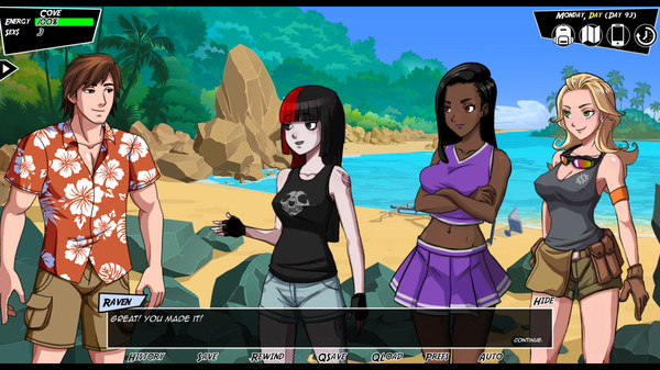 Screenshot of Paradise Lust gameplay showing in-action mechanics