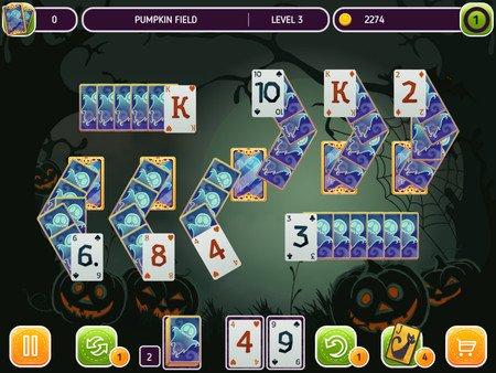 Solitaire Halloween Story