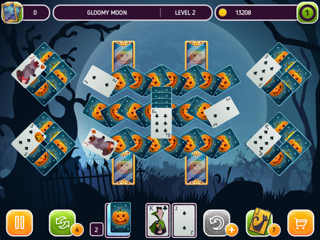 Solitaire Halloween Story