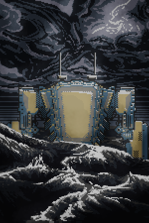 Mech Engineer — гиф с боевыми сценами мехов, настройка оружия и влияние температуры на работу реакторов