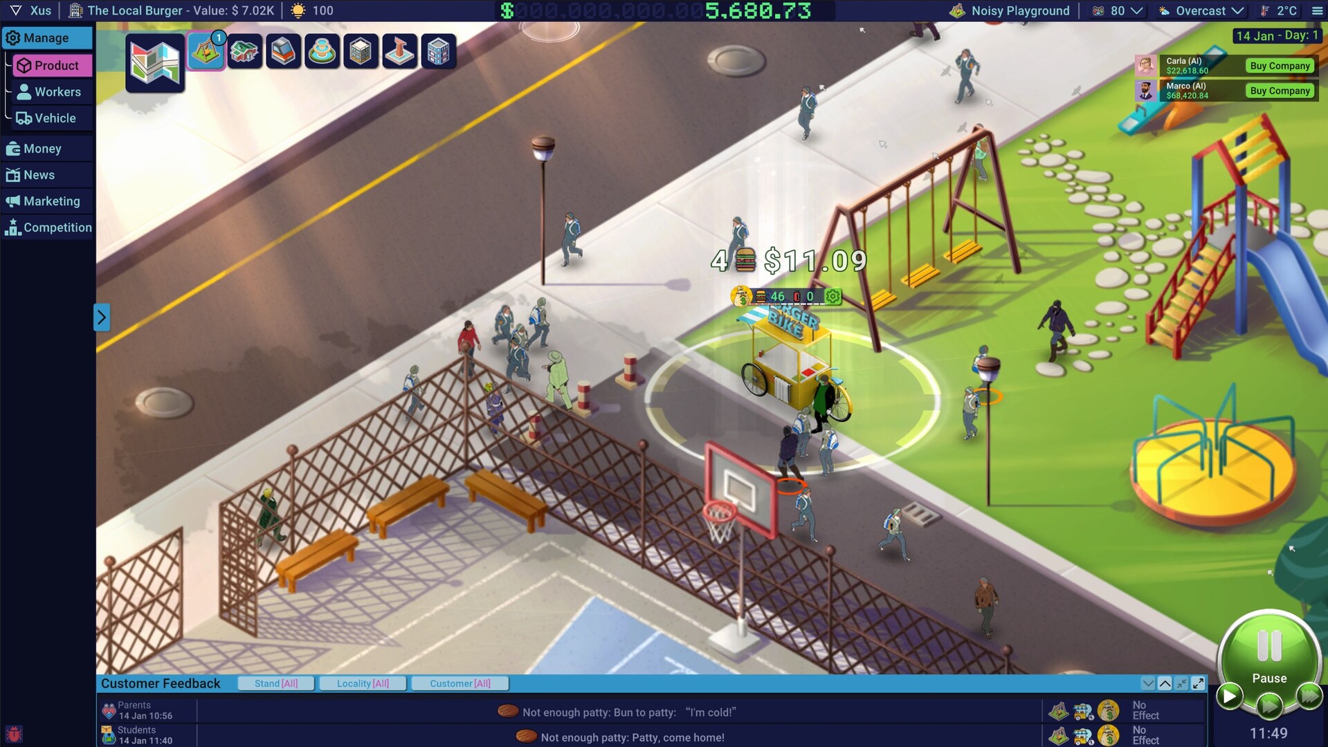 Business Heroes: Street Grub screenshot #1