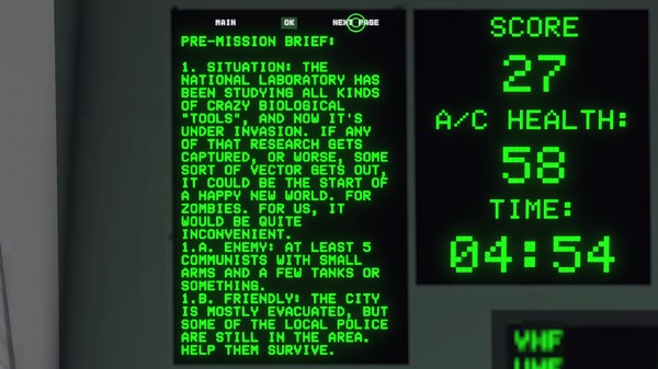 Screenshot z MH-Zombie