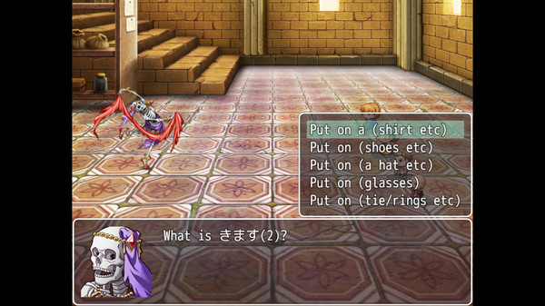 Screenshot z Japanese Kana Adventure