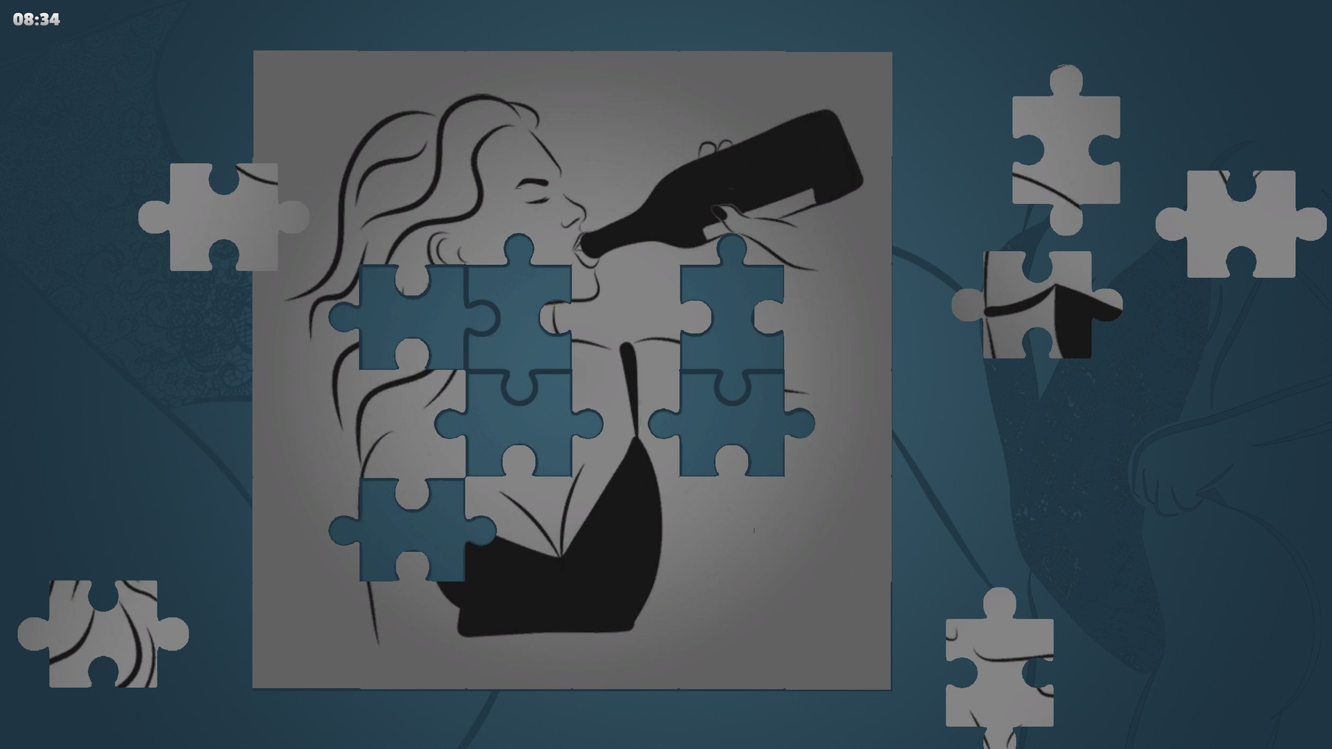 LineArt Jigsaw Puzzle - Erotica screenshot #4