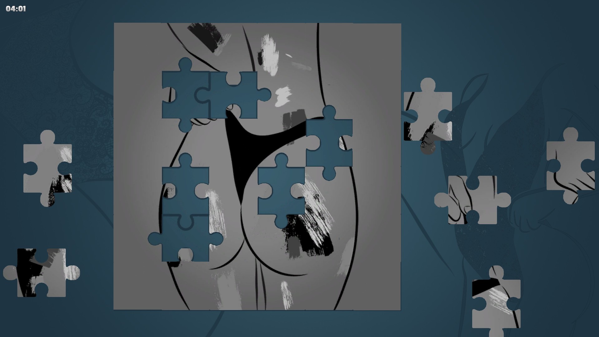 LineArt Jigsaw Puzzle - Erotica screenshot #3