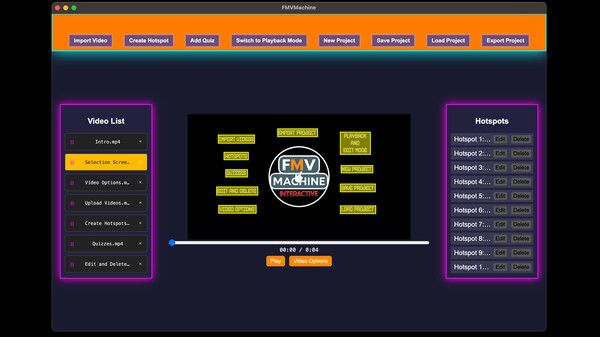 Screenshot z FMVMachine Screenshot z FMVMachine
