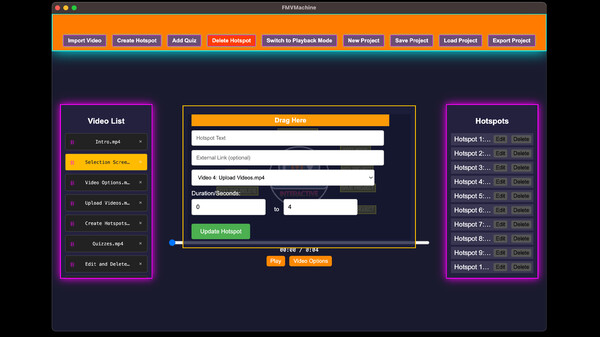 Screenshot z FMVMachine Screenshot z FMVMachine