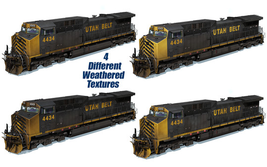 Trainz 2019 DLC - Utah Belt AC4400CW 4400-4450