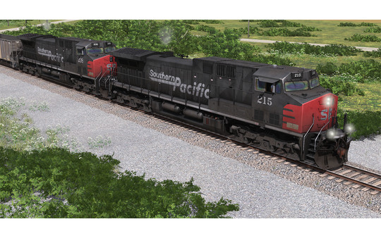 Screenshot z Trainz 2019 DLC - Southern Pacific AC4400CW 100-299