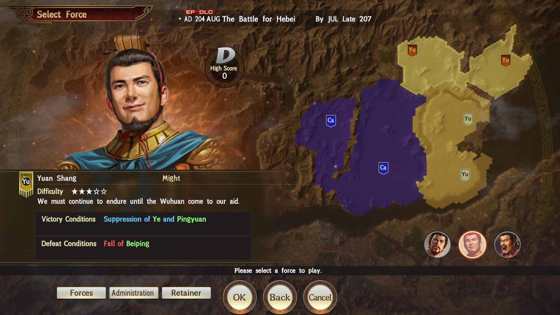 RTK14 EP: Scenario for War Chronicles Mode - 3rd Wave: "The Battle for Hebei" Featured Screenshot #1