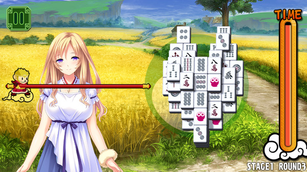 Pretty Girls Mahjong Solitaire [GREEN] screenshot 5