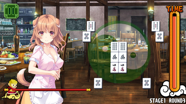 Pretty Girls Mahjong Solitaire [GREEN] screenshot 4