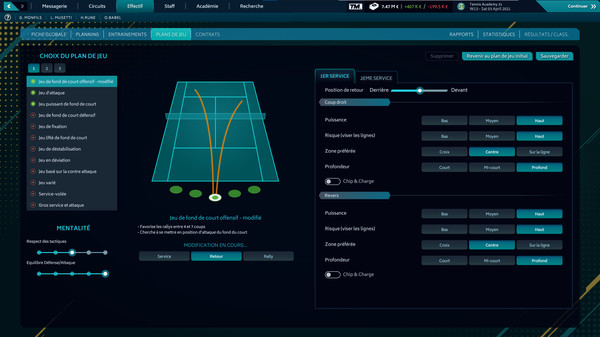 Capture d'écran 3 de Tennis Manager 2021