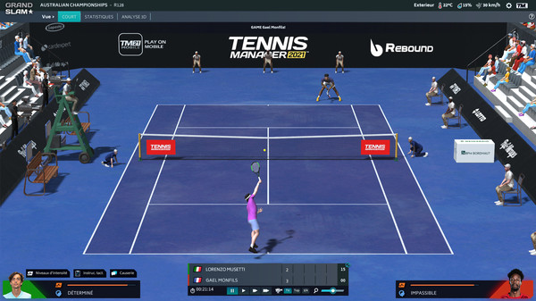 Capture d'écran 2 de Tennis Manager 2021