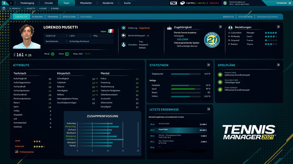 Tennis Manager 2021 Screenshot 1