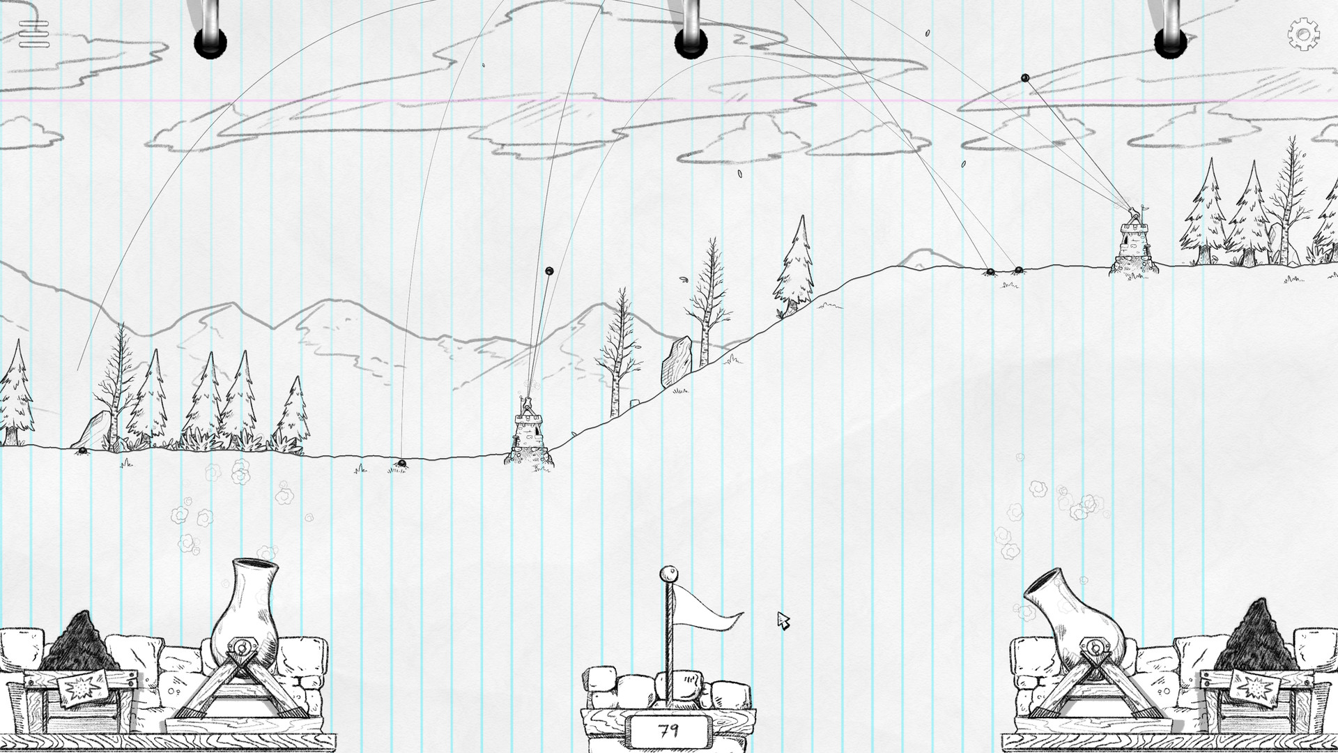 Notebook Artillery screenshot 1