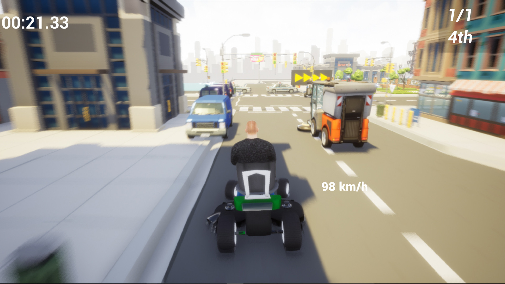 Lawnmower Game: Racing screenshot screenshot 1