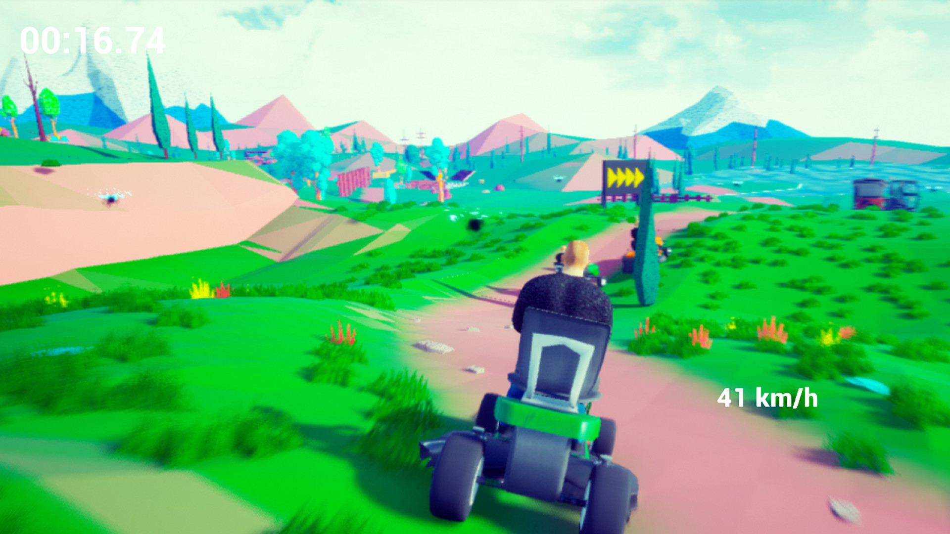 Lawnmower Game: Racing screenshot #1