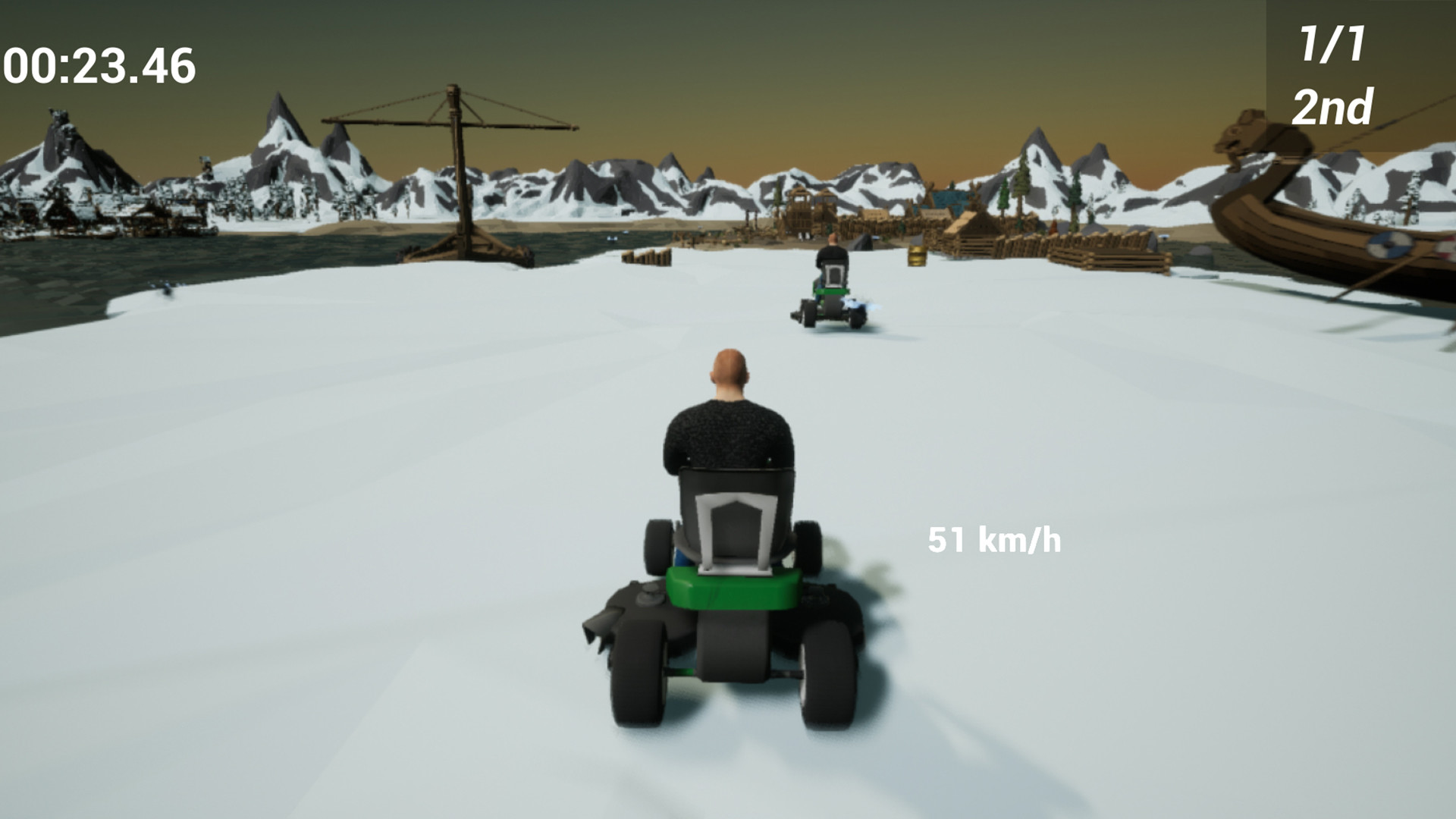Lawnmower Game: Racing screenshot #3