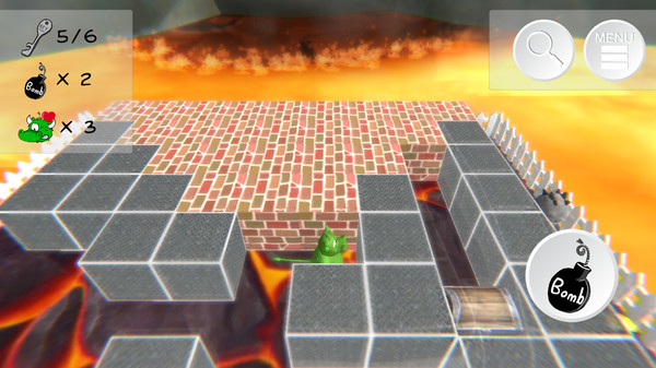 Screenshot z Dragu's Puzzle Adventure
