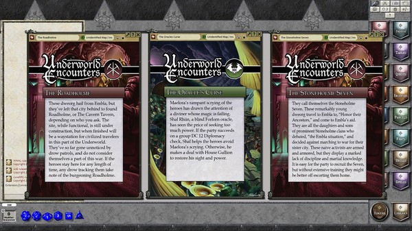 Fantasy Grounds - Rise of the Drow: Underworld Encounters