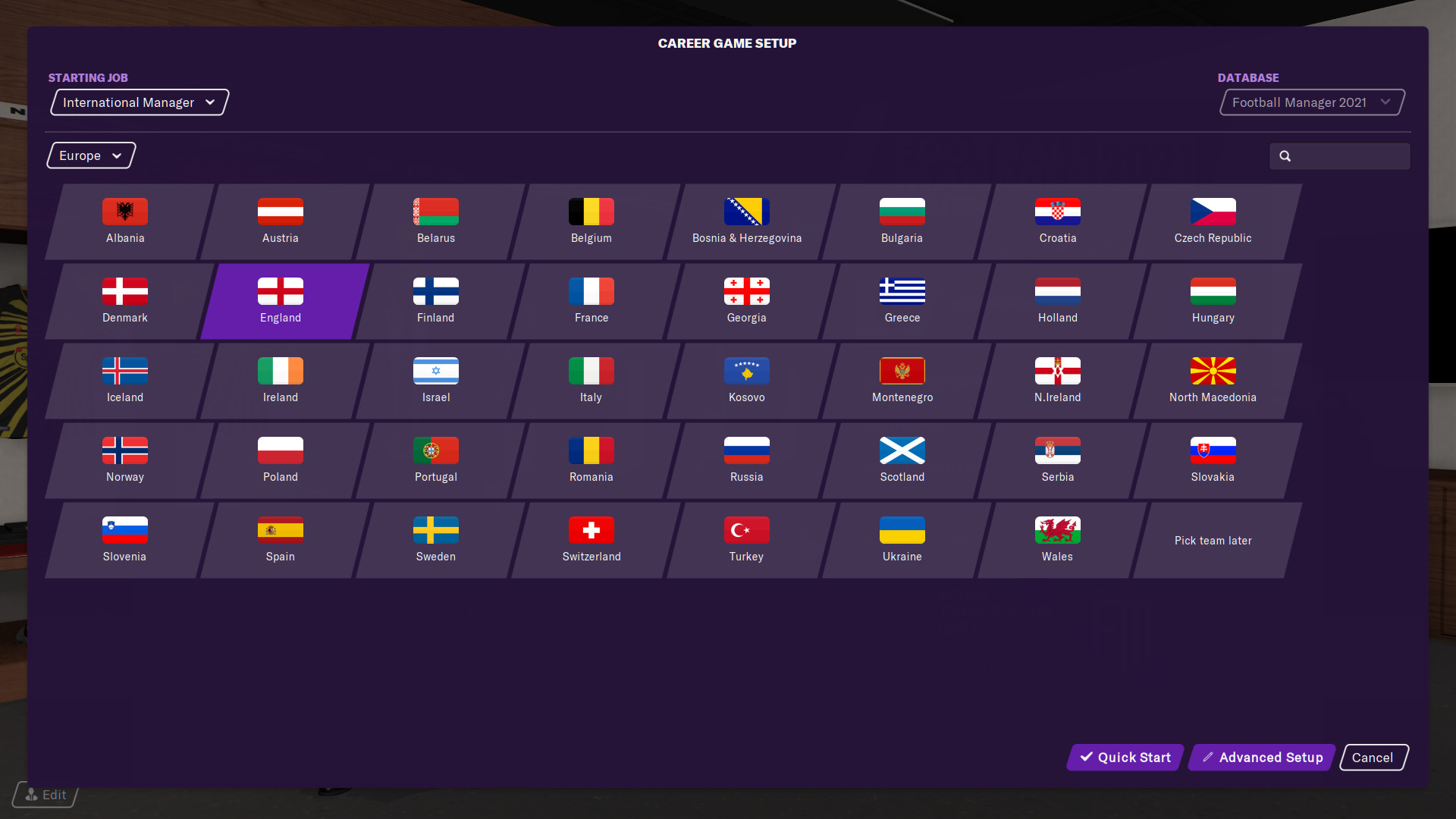 Football Manager 2021 Touch - International Management Featured Screenshot #1