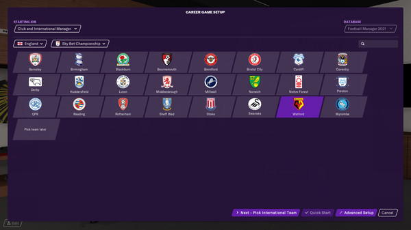 Football Manager 2021 Touch - International Management