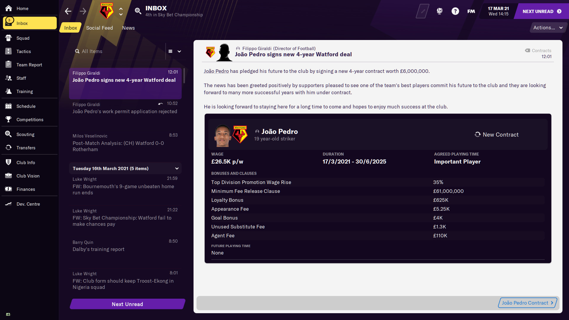 Football Manager 2021 Touch - No Work Permits Featured Screenshot #1