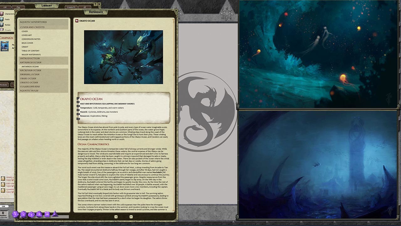 Fantasy Grounds - Pathfinder RPG - Campaign Setting: Aquatic Adventures screenshot 1