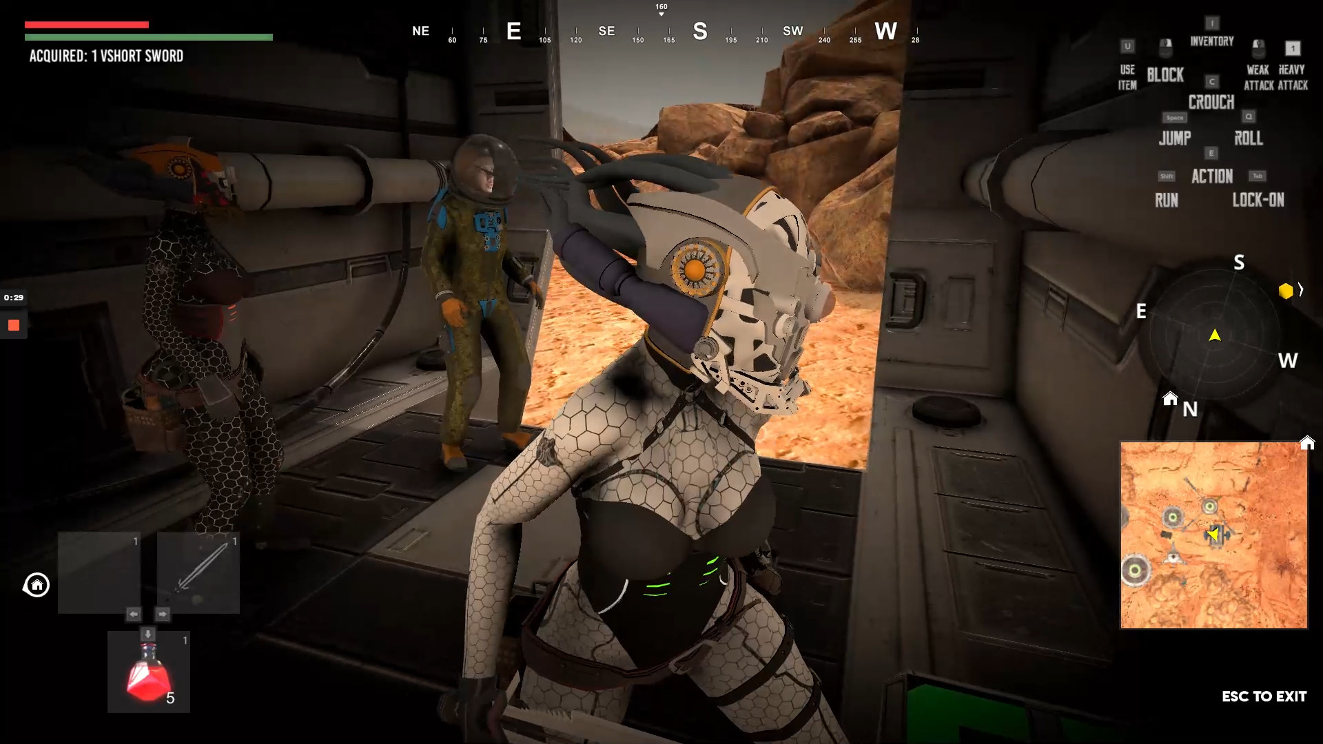 #1. Outcast on Mars (Steam) By: Ani4Bio Animated