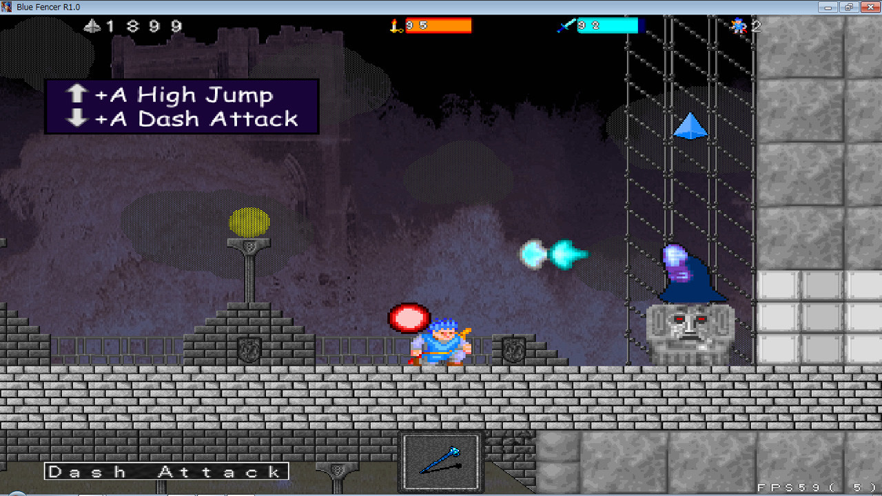 Blue fencer Resurrection screenshot #2