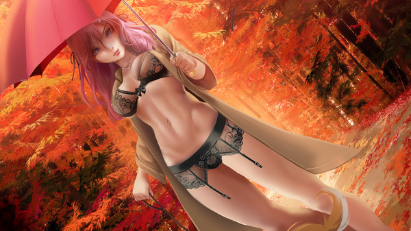 Screenshot of Autumn and Girls gameplay showing in-action mechanics