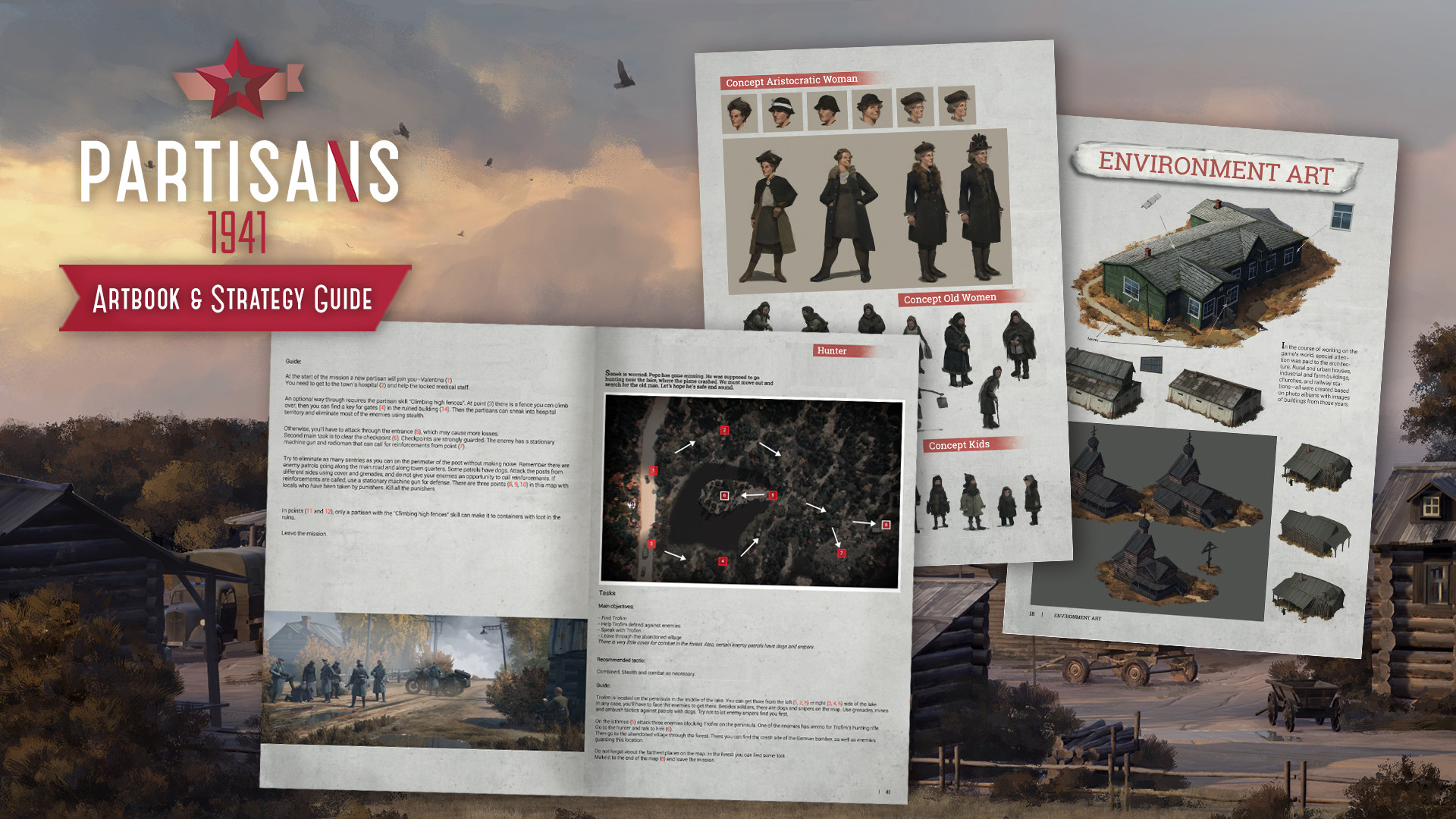 Partisans 1941 - Artbook & Strategy Guide Featured Screenshot #1