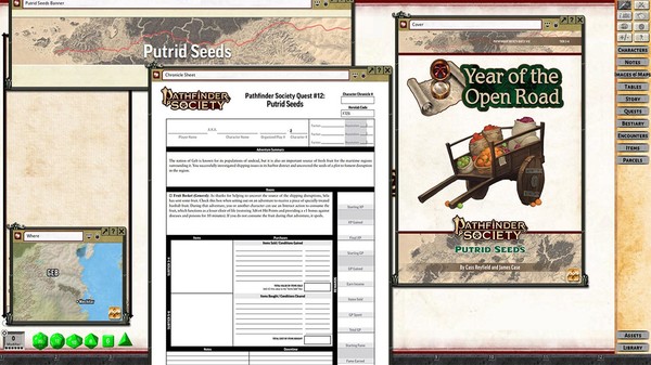 Fantasy Grounds - Pathfinder 2 RPG - Pathfinder Society Quest #12: Putrid Seeds