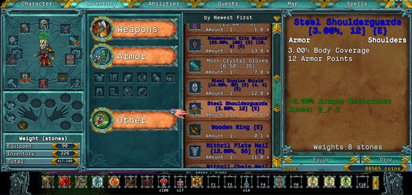 Screenshot z Rogue Empire - Dark Heroes