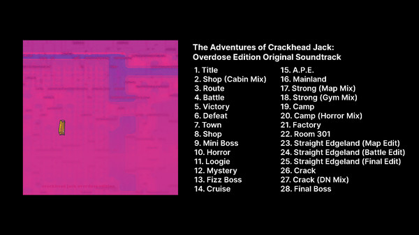 Screenshot z The Adventures of Crackhead Jack: Overdose Edition Soundtrack