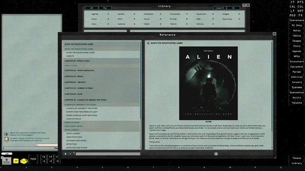 Fantasy Grounds - Alien the Roleplaying Game