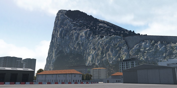 X-Plane 11 - Add-on: Skyline Simulations - LXGB - Gibraltar Airport — скриншот 7