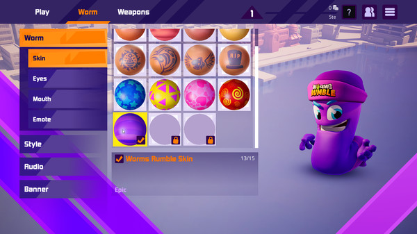 Worms Rumble - New Challengers Pack