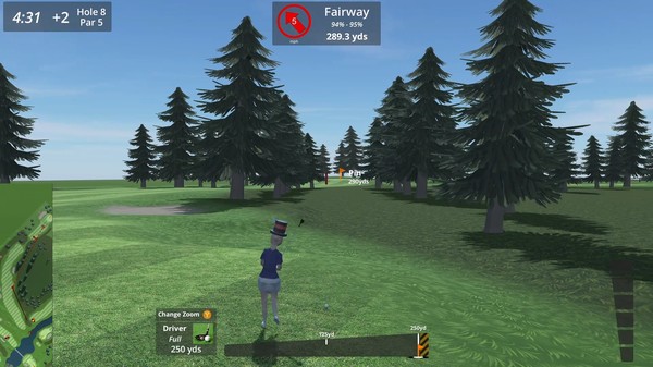 Screenshot z Speedy Golf