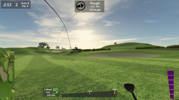 Screenshot z Speedy Golf