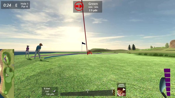 Screenshot z Speedy Golf