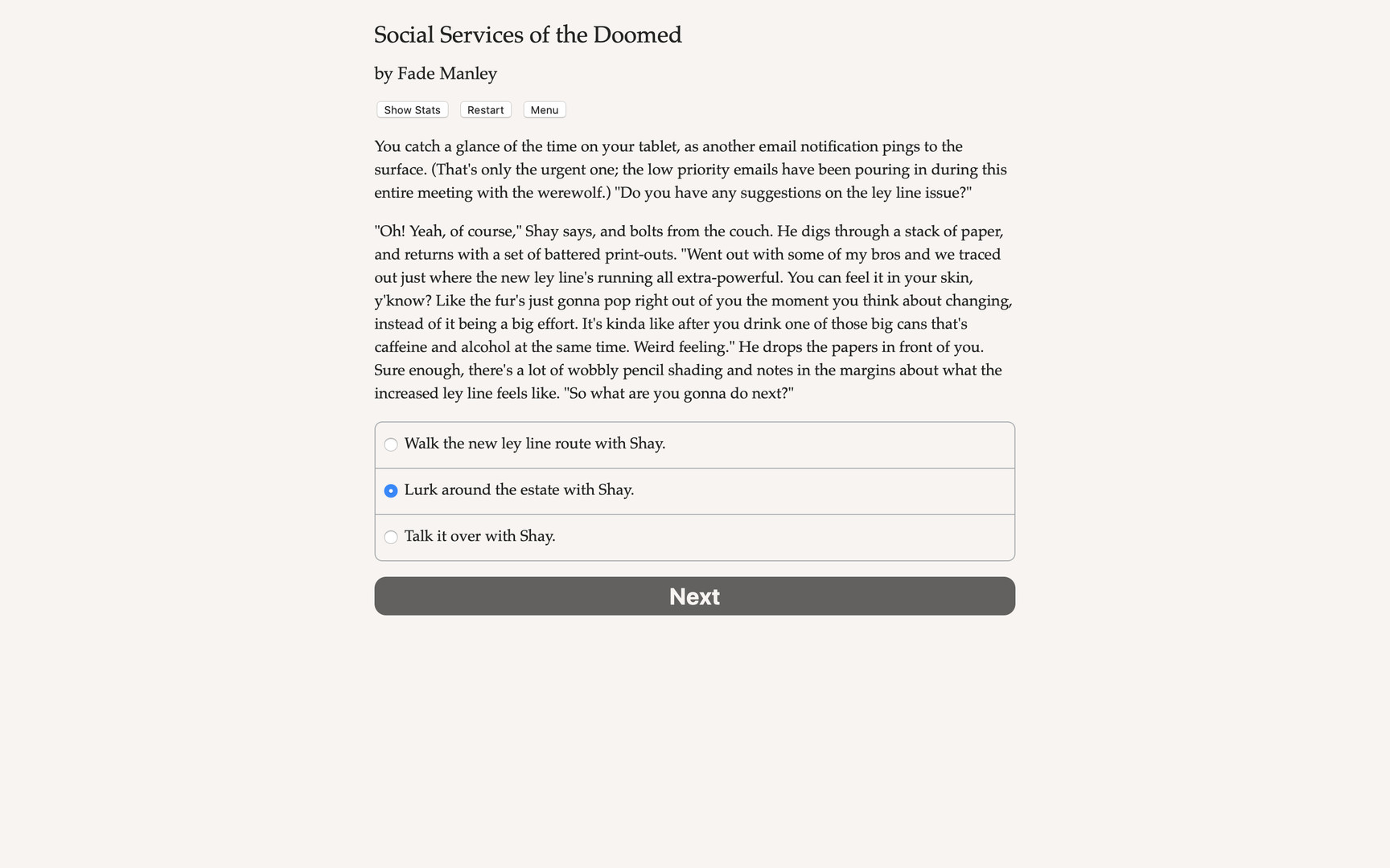 Social Services of the Doomed screenshot #4