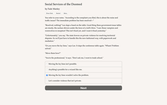 Скриншот Social Services of the Doomed — 3