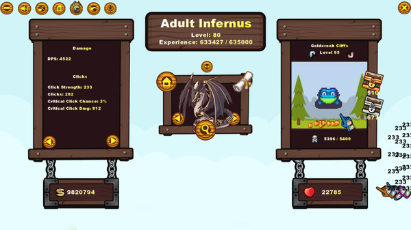 Creature Clicker - Fire Halloween Costume