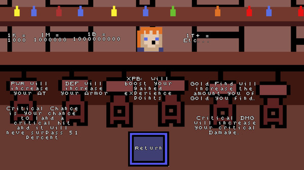 Screenshot z Greed Knights