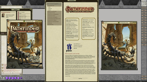 Fantasy Grounds - Pathfinder RPG - Campaign Setting: Lost Cities of Golarion
