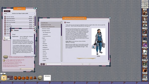 Fantasy Grounds - Interface Zero 3.0 Players Guide to 2095
