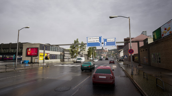 Screenshot z Fernbus Simulator - Czech